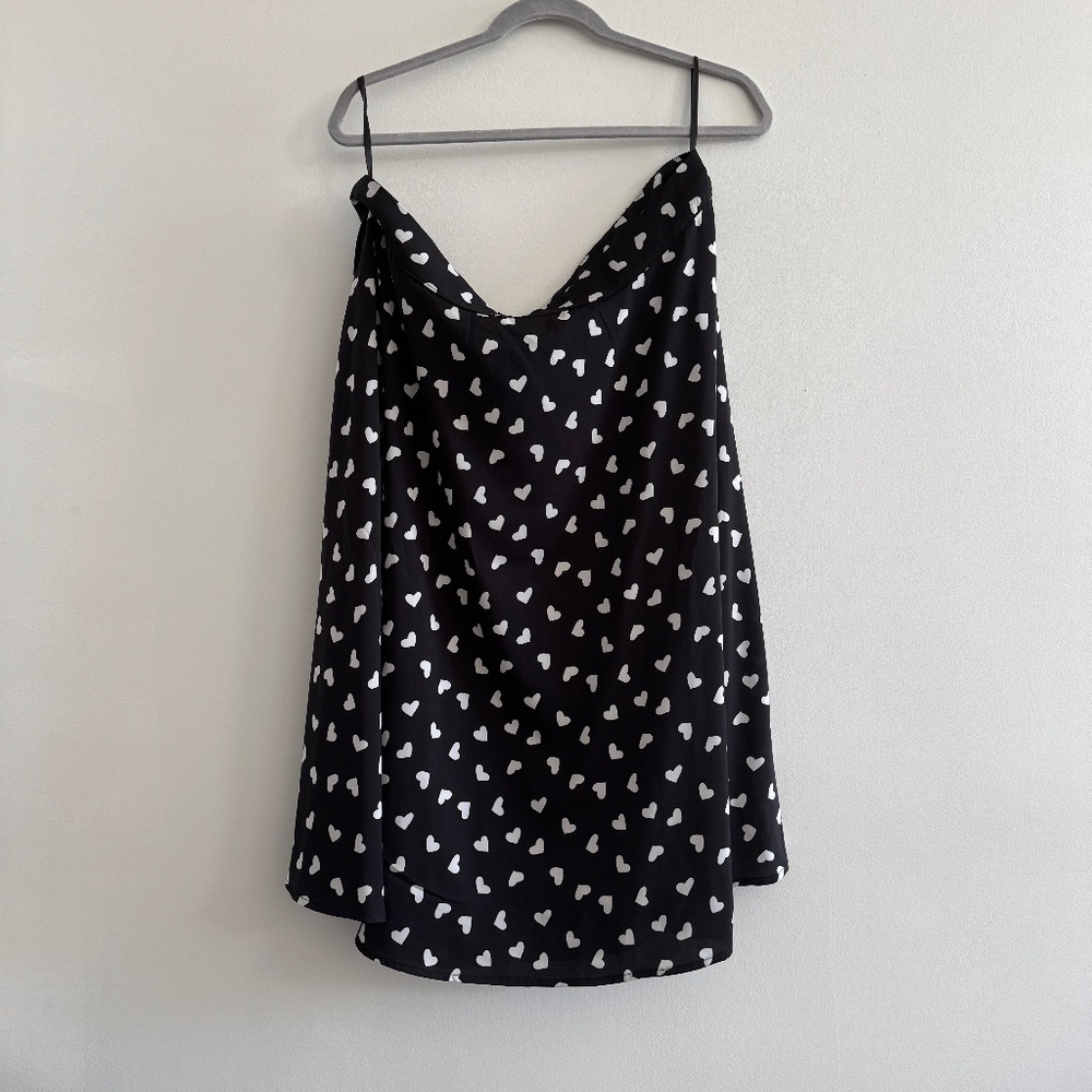 EUC--Royal Monk hearts midi skirt in 2x